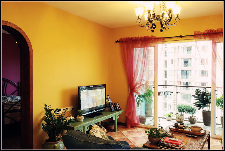 美色花園設(shè)計混搭風格裝修效果